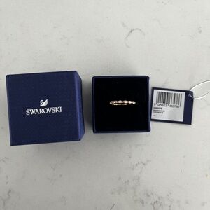 Brand new with tags Swarovski rose gold ring (size 58)
